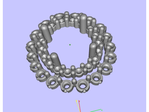 Ring oval fashion 3D प्रिंट मॉडल
