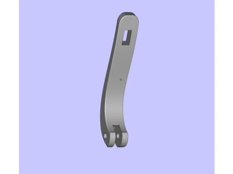 Earings oval fashion 3D Print Model