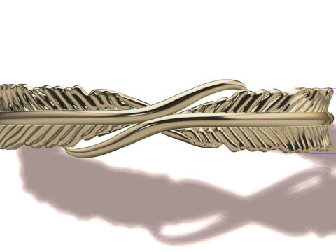 Feather Braselet 3D Принт Модель