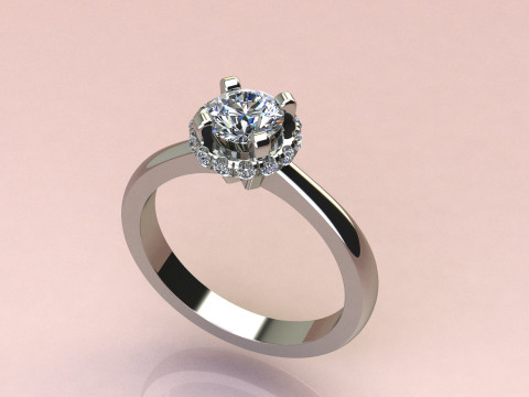 Diamond ring 3D Принт Модель