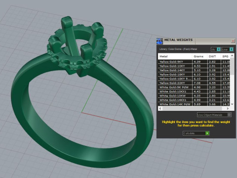 Diamond ring 3D Принт Модель