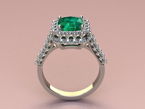 Cushion Ring 3Dプリントモデル