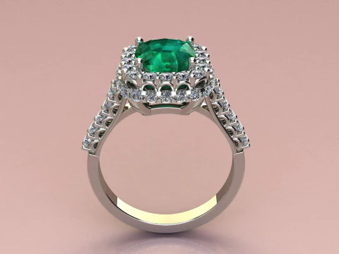Cushion Ring 3D Print Model