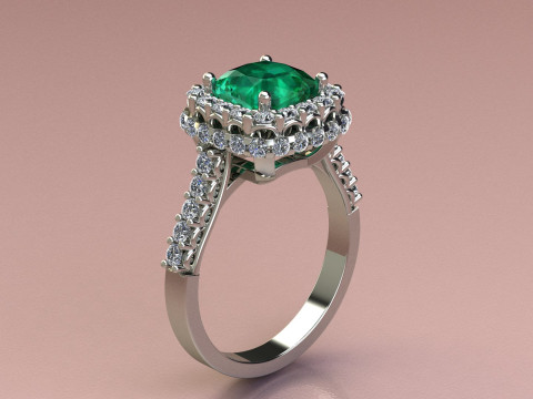 Cushion Ring 3Dプリントモデル