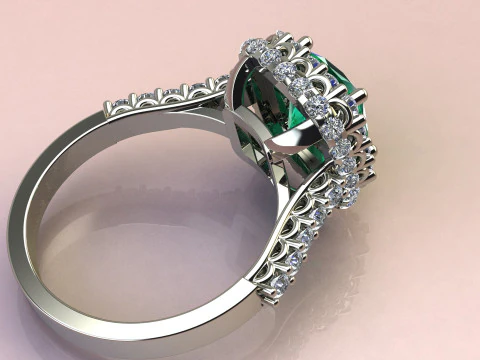 Cushion Ring 3D Print Model