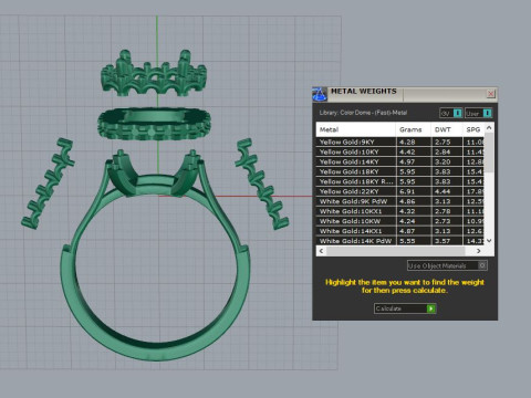 Cushion Ring 3Dプリントモデル