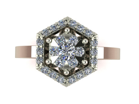 Diamond Ring 3D Print Model