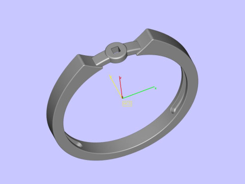 Diamond Ring 3D Print Model