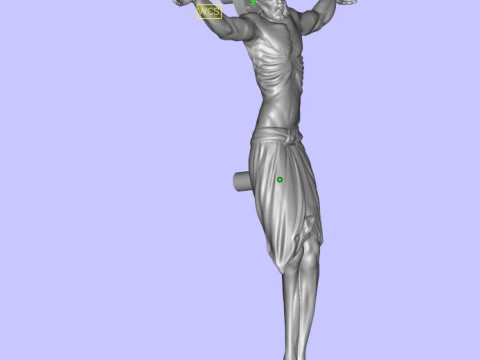 Cross with Jesus pendant 3D Принт Модель