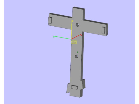 Cross with Jesus pendant 3D Принт Модель