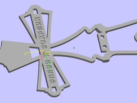 Cross with Jesus pendant 3D Принт Модель