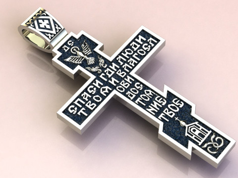 Cross Pendant 3Dプリントモデル