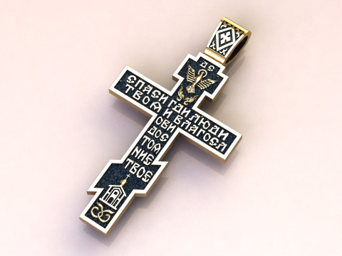 Cross Pendant 3D-printmodel