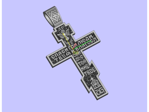 Cross Pendant 3D-printmodel