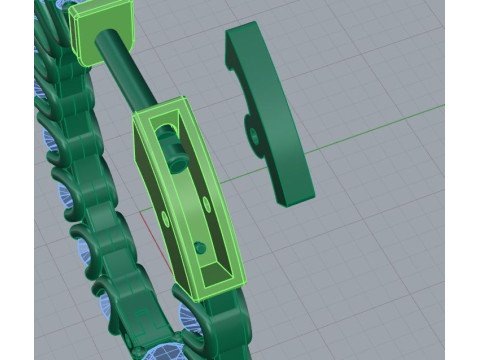 Earrings With a lock and Diamonds Modelo de impresión 3D