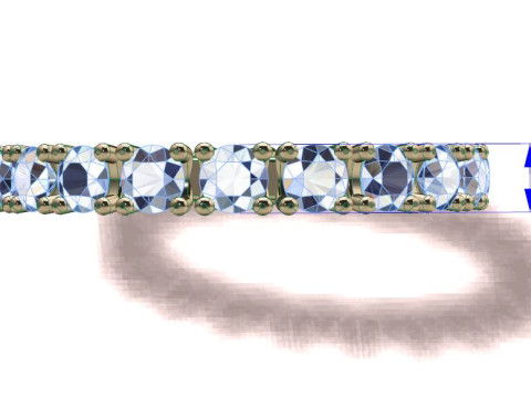 Two Fashion Diamond Rings Modelo de Impressão 3D