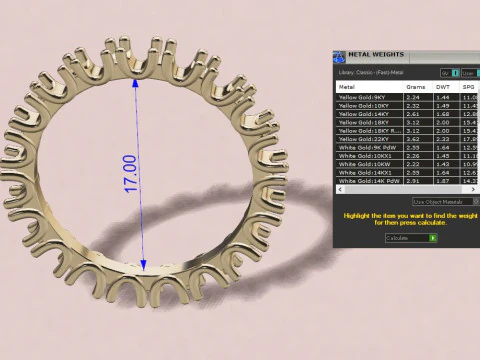 Two Fashion Diamond Rings 3D Print Model
