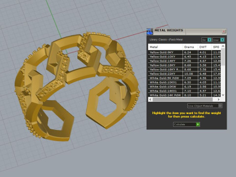 Fashion Diamond Rings 3D Print Model