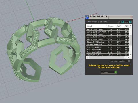 Fashion Diamond Rings 3D Print Model
