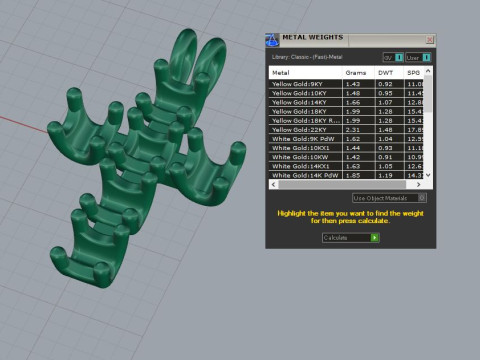 Cross with diamonds 3D-printmodel