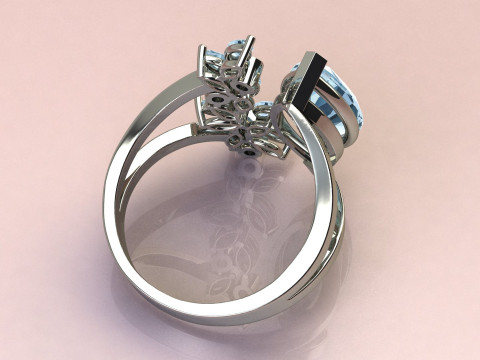 Marquise Ring Modèles 3D en vedette