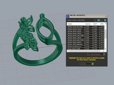 Перстень маркізи 3D Принт Модель