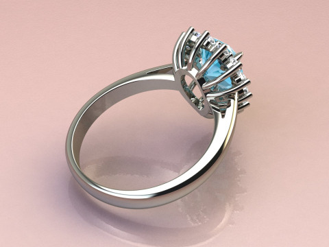 Pear Ring 3D-printmodel