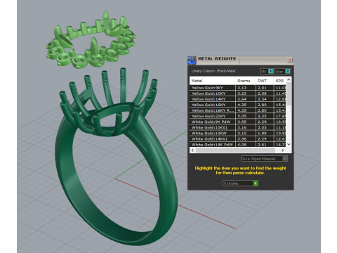 Pear Ring 3D-printmodel