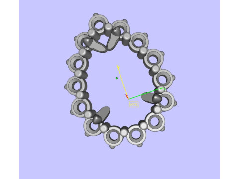 Pear Ring 3D-printmodel