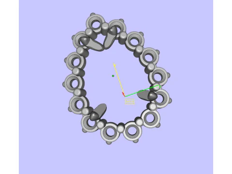 Cincin Pir Model Cetak 3D