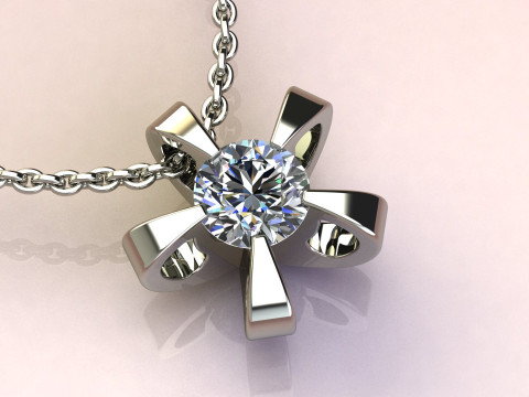Diamond Pendant 3D Baskı Modeli