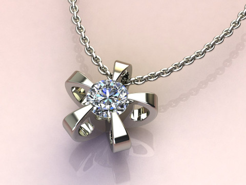 Diamond Pendant 3D Baskı Modeli
