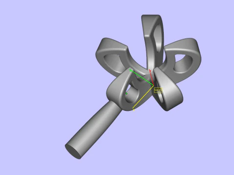 Diamond Pendant 3D Print Model