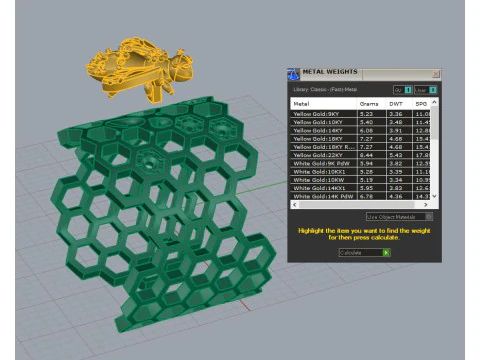 Beehive Ring 3D Print Model