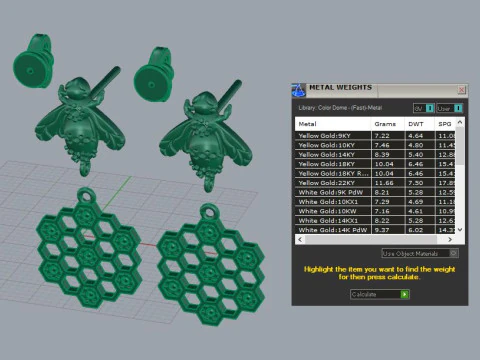 Серьги-улей 3D Принт Модель