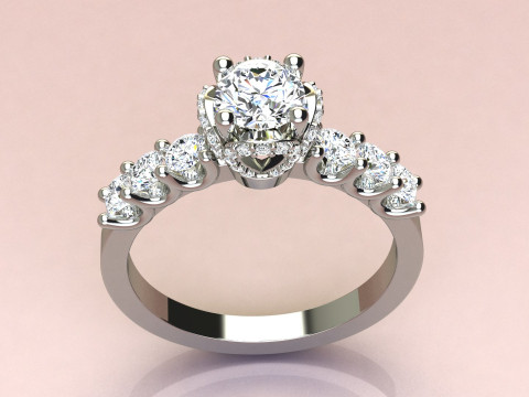 Diamond Ring 3D प्रिंट मॉडल