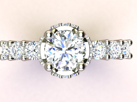 Diamond Ring 3D प्रिंट मॉडल