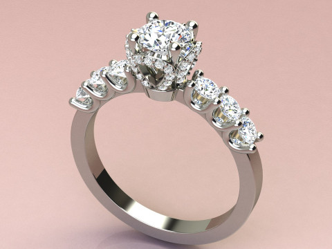 Diamond Ring 3D प्रिंट मॉडल