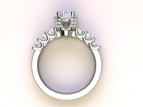 Diamond Ring 3D प्रिंट मॉडल