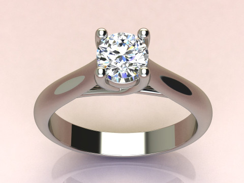 One Diamond Ring Model do druku 3D