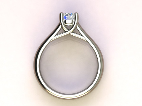 One Diamond Ring Model do druku 3D