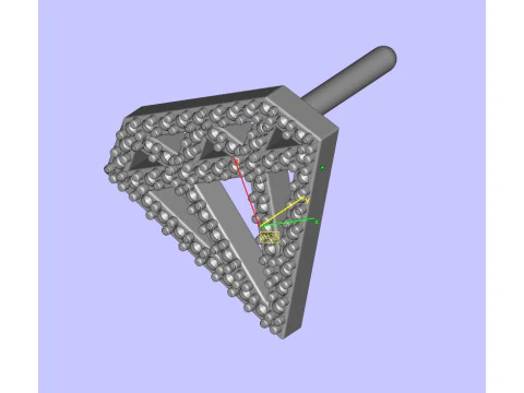 Pendientes de diamantes Modelo de impresión 3D