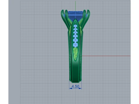 Ring Priness Sapphire 3D Print Model