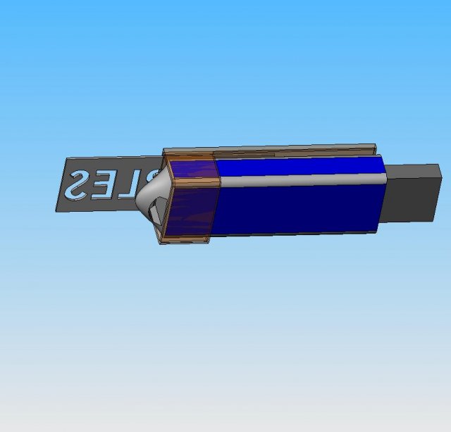 jump drive labeler 3D Model .c4d .max .obj .3ds .fbx .stl .blend 