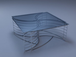 club table enes 3D Model