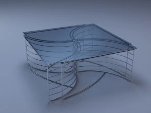club table enes 3D Model