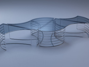 club table enes 3D Model