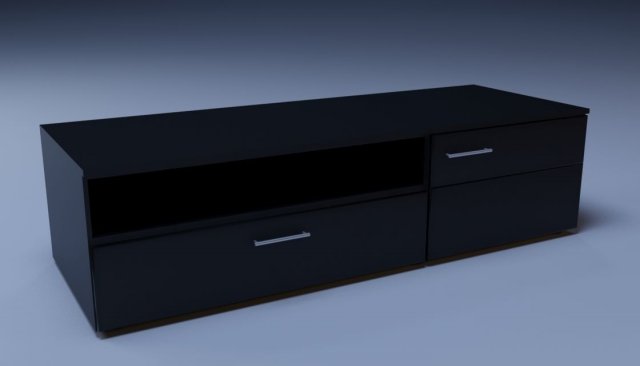 tv shelf 3D मॉडल .c4d .max .obj .3ds .fbx .stl .blend 