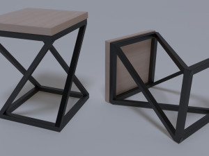 chair 3D मॉडल