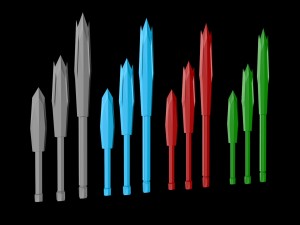 low-poly knife 3D 模型